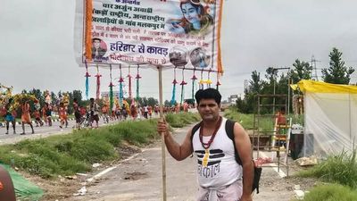 Uttar Pradesh man embarks on kawnwar yatra to help improve conditions in his village