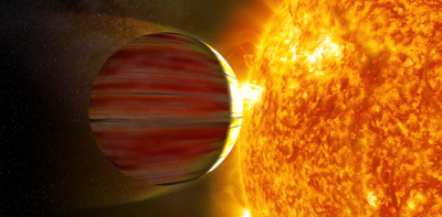 A cosmic tango: this distant planet's very strange orbit points to a violent and chaotic past