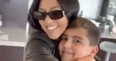 Kourtney Kardashian hits back at claims son Mason is on social media and slams imposter