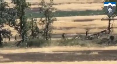 Defeated Russian Troops Flee Position With Comrade Killed During Ukrainian Assault