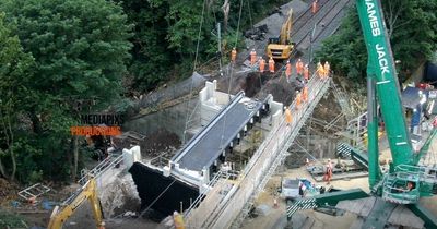 North Shields Metro bridge dated back to 1863 - watch drone film of the new one being installed