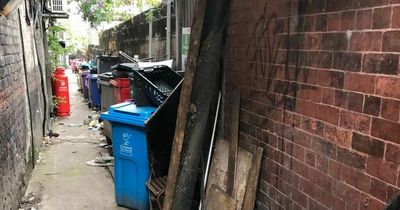 Fly-tippers dump 2.5 tonnes of rubbish in city centre