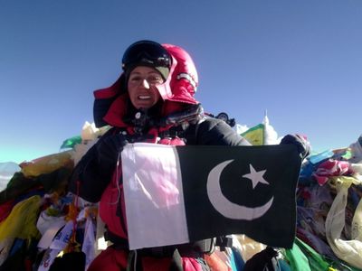 Pakistan celebrates its first woman to summit K2