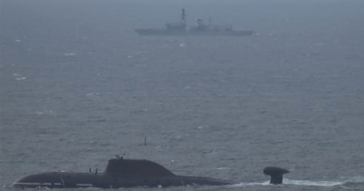 Royal Navy warship tracks two Russian submarines in North Sea