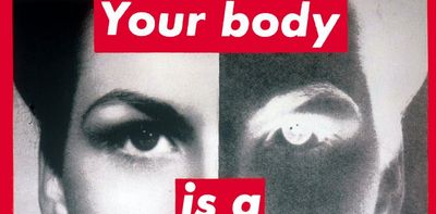 How a 1989 poster became a fixture on the front lines in the battle over abortion rights