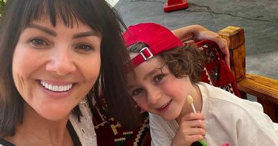 Inside Martine McCutcheon's Turkish holiday as she haggles with market trader