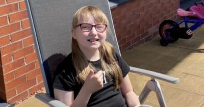 Mum's shock after 'clumsy' 10-year-old really had cancerous tumour