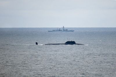 Royal Navy tracks two Russian submarines in North Sea