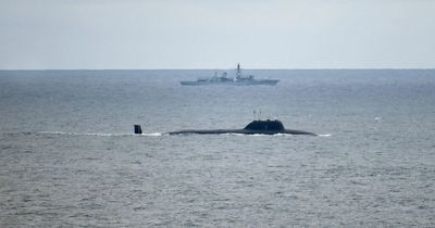 Royal Navy warship tracks Russian submarines in the North Sea