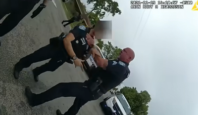 Florida police sergeant who grabbed fellow officer by the throat charged with assault