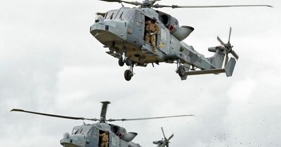 Military helicopters seen flying over Bristol