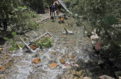 Iraq mountain rest spot bears scars of deadly shelling