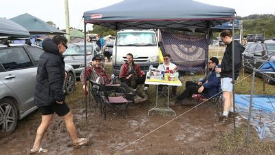 Splendour in the Grass festival-goers look forward to muddy weekend of music