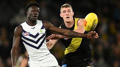 Damien Hardwick says Ben Miller was subbed out with a calf injury in Richmond's draw with Fremantle