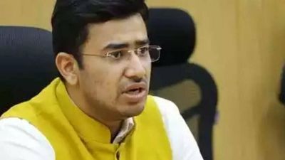 BJP’s MP Tejasvi Surya named in Delhi CM Arvind Kejriwal protest chargesheet