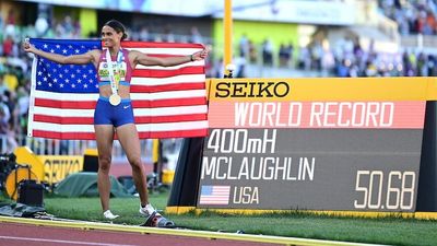 American Sydney McLaughlin smashes 400m hurdles record at World Championships in Oregon