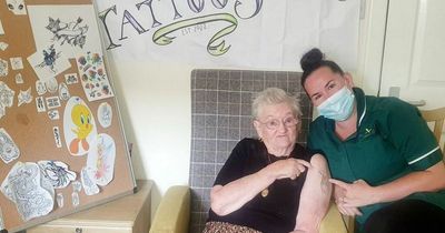 Scots care home makes tattoo dream come true for 78-year-old resident