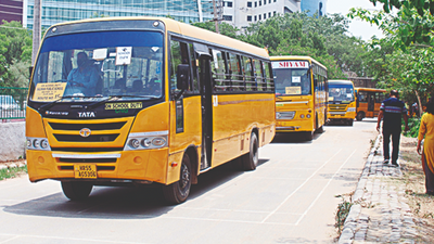 Gurugram: No GPS or cameras in school buses, find inspections