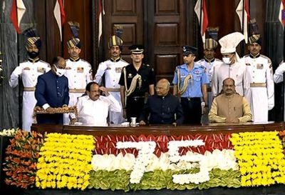 President Ram Nath Kovind's farewell ceremony held at Parliament, know all updates