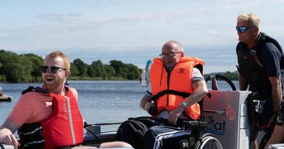 Glasgow spinal injury patients enjoy a day out on the loch