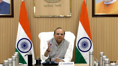 Delhi LG V K Saxena conducts surprise inspection of Ghazipur landfill site