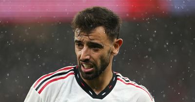 Bruno Fernandes and Fred react as Manchester United let two-goal lead slip vs Aston Villa