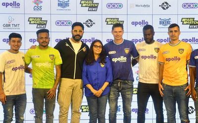 Chennaiyin FC unveils jerseys
