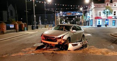 Man arrested after crashing while five times over drink driving limit in Kilkeel