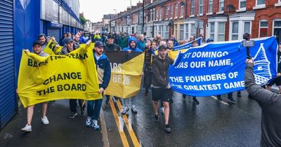 What happened outside Goodison Park as Everton supporters stage protest