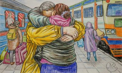 Kherson’s secret art society produces searing visions of life under Russian occupation