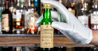 Miniature bottle of single malt whisky sold for more than £7,000 at auction