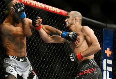Muhammad Mokaev def. Charles Johnson at UFC Fight Night 208: Best photos