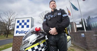 Super-scanning police bike 'watches' for ACT's stolen cars