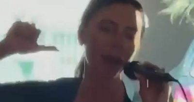 Victoria Beckham relives her Spice Girls days as she belts out iconic hit on karaoke night
