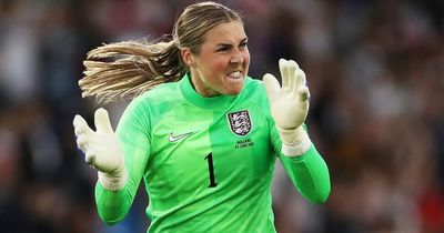 England goalie Mary Earps had her eye on country's number one shirt when she was just 10