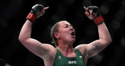 Molly McCann cracks Everton joke and starts x-rated chant after UFC London knockout