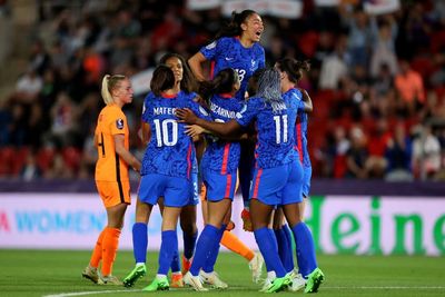 France set up semi-final clash with Germany while England chase records