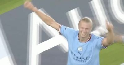 Erling Haaland makes immediate impact on Man City debut vs Bayern Munich