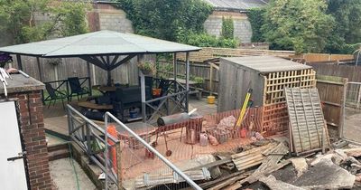 Dad's confusion as council starts building house in garden he's used for 20 years