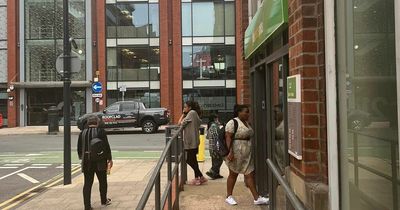 Leeds people queueing outside Job Centre say they have 'nowhere else to go'