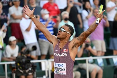 De Grasse brings home relay gold as Canada upset US