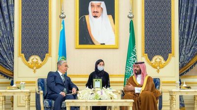 Saudi Crown Prince Meets with President of Kazakhstan