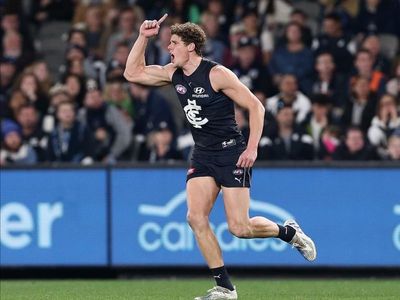 Curnow fires in Blues' AFL win over GWS