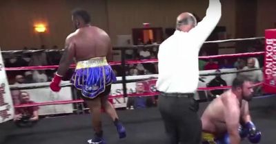 Drug cheat Jarrell Miller secures stoppage victory as boxing comeback continues