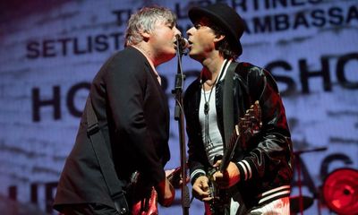 The Libertines review – ageing backstreet squalor and sporting arenas shouldn’t mix