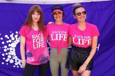Girls Aloud race for Sarah Harding in Hyde Park as Cheryl says ‘it doesn’t feel like she’s gone’