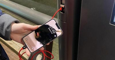 Little known Edinburgh hack to charge your phone on Princes Street