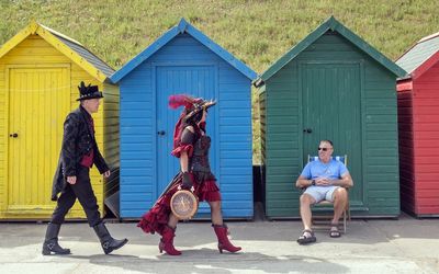 In Pictures: Sand and sprockets as steampunk fans descend on Whitby