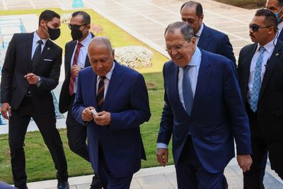 Lavrov offers reassurance over Russian grain supplies in Cairo visit
