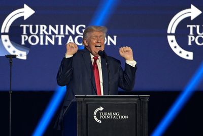 Trump says he is ‘most persecuted person’ in US history at TPUSA summit after damning Jan 6 hearing